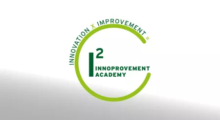 Logo und Folder zur Veranstaltungsreihe „Innoprovement“