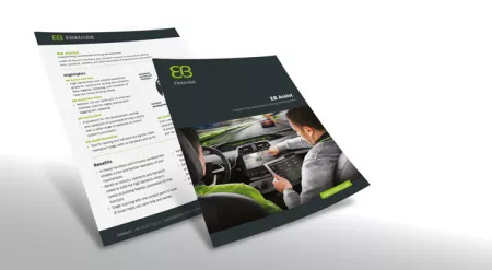 Infosheets mit Hard Facts zu EB Produkten im neuen Design