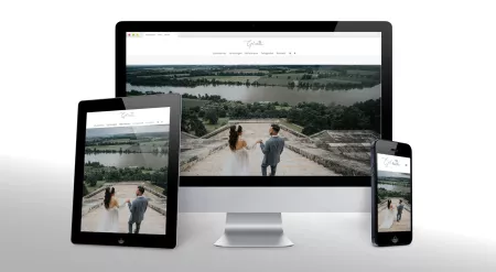 Website der Hochzeits­foto­gra­fin mit CMS WordPress