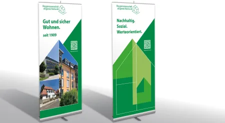 Roll-Up-Banner und Lanyards für diverse Events