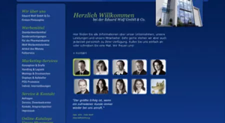 Redesign der Website