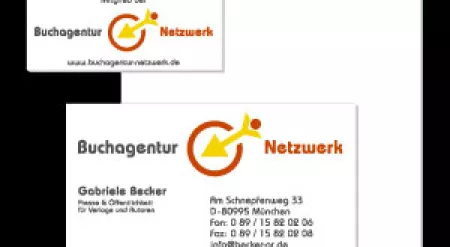 Geschäftsausstattung für Buchagentur Netzwerk