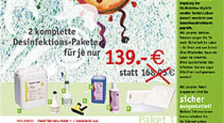 Beilage für Fachzeitschriften zu Verkaufsaktionen