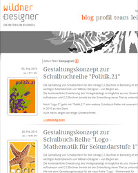 Vorschau auf die Wildner+Designer Website 3.0 - Freundlicher