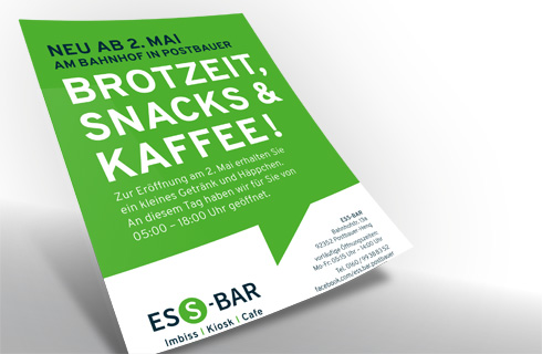 Einladungs-Flyer zur Eröffnung vom 2. Mai