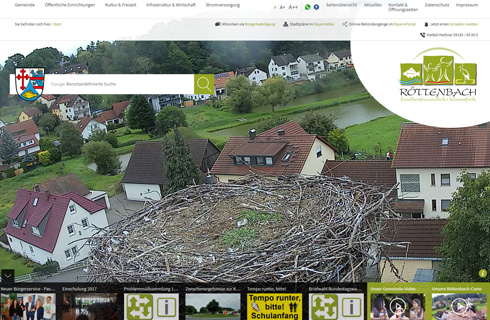 Website der Gemeinde