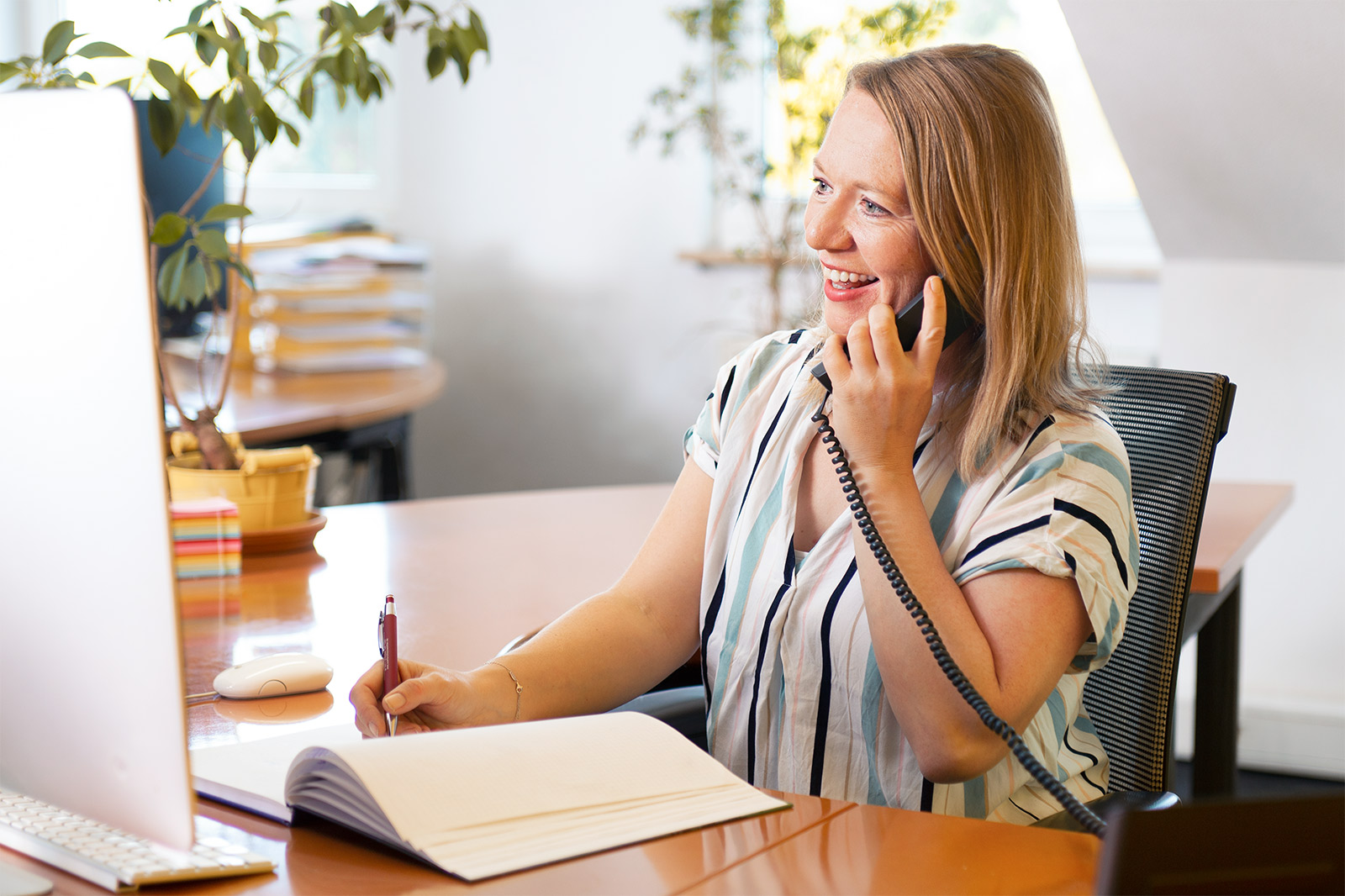 Frau Nina Rüdiger hat die Organisation, den Versand der PDF-Formulare, die Terminierung von Planungsgesprächen und die Verarbeitung der Infos zur Marketingplanung übernommen.