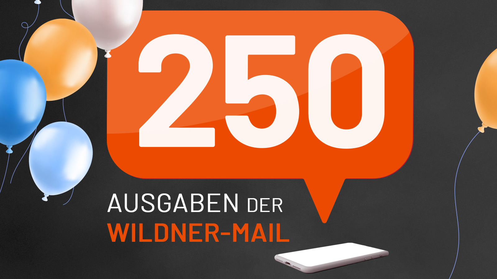 Zwischenbilanz: 250 Ausgaben unseres Newsletters „Wildner-Mail“